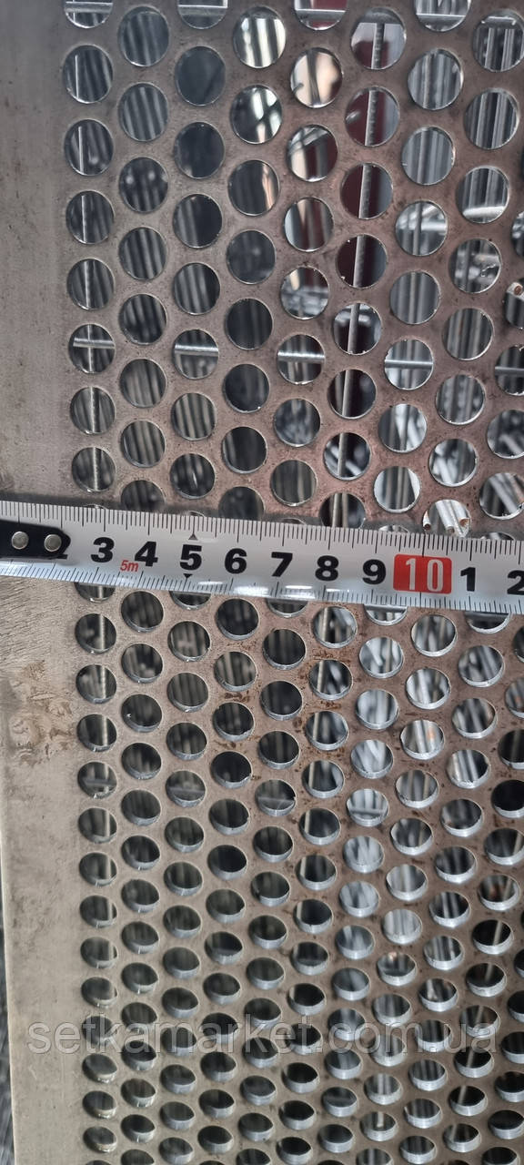 Решето ДДМ, отвір 8 мм, товщина 3 мм, лист 500 х 1574 мм.