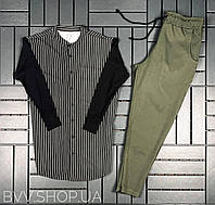 Комплект брюки и рубашка мужские Асос | Демисезонный ЛЮКС качества