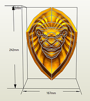 PaperKhan Конструктор из картона Shield Warcraft papercraft 3D фигура развивающий подарок статуя сувенир