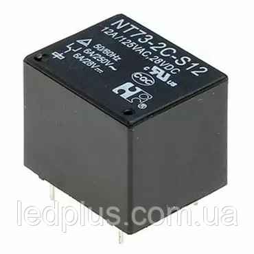 Реле NT73-2C-S12 24В 6А, фото 1