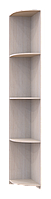 Угловой элемент для шкафа купе Doros Сити Лайт Дуб молочный 45х30х225 (240161)