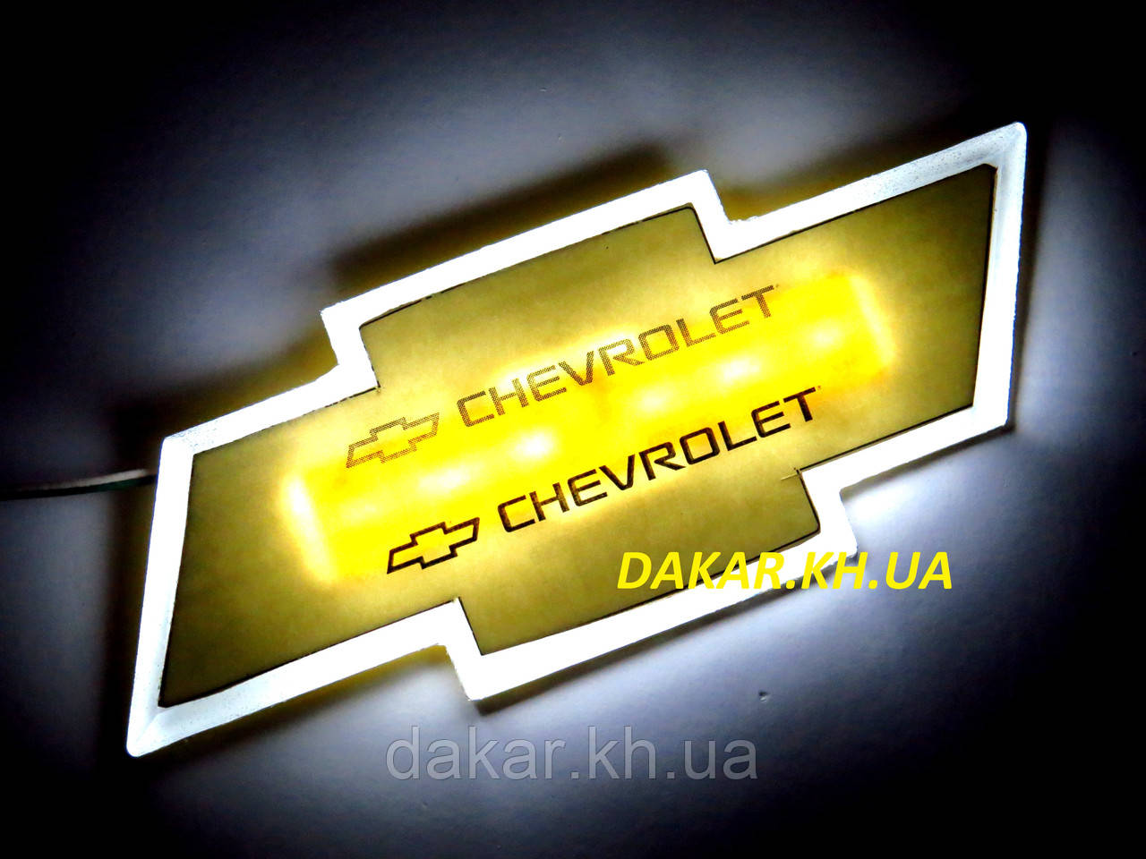 Подсветка под эмблему Chevrolet белая Шевроле - фото 1 - id-p308282626