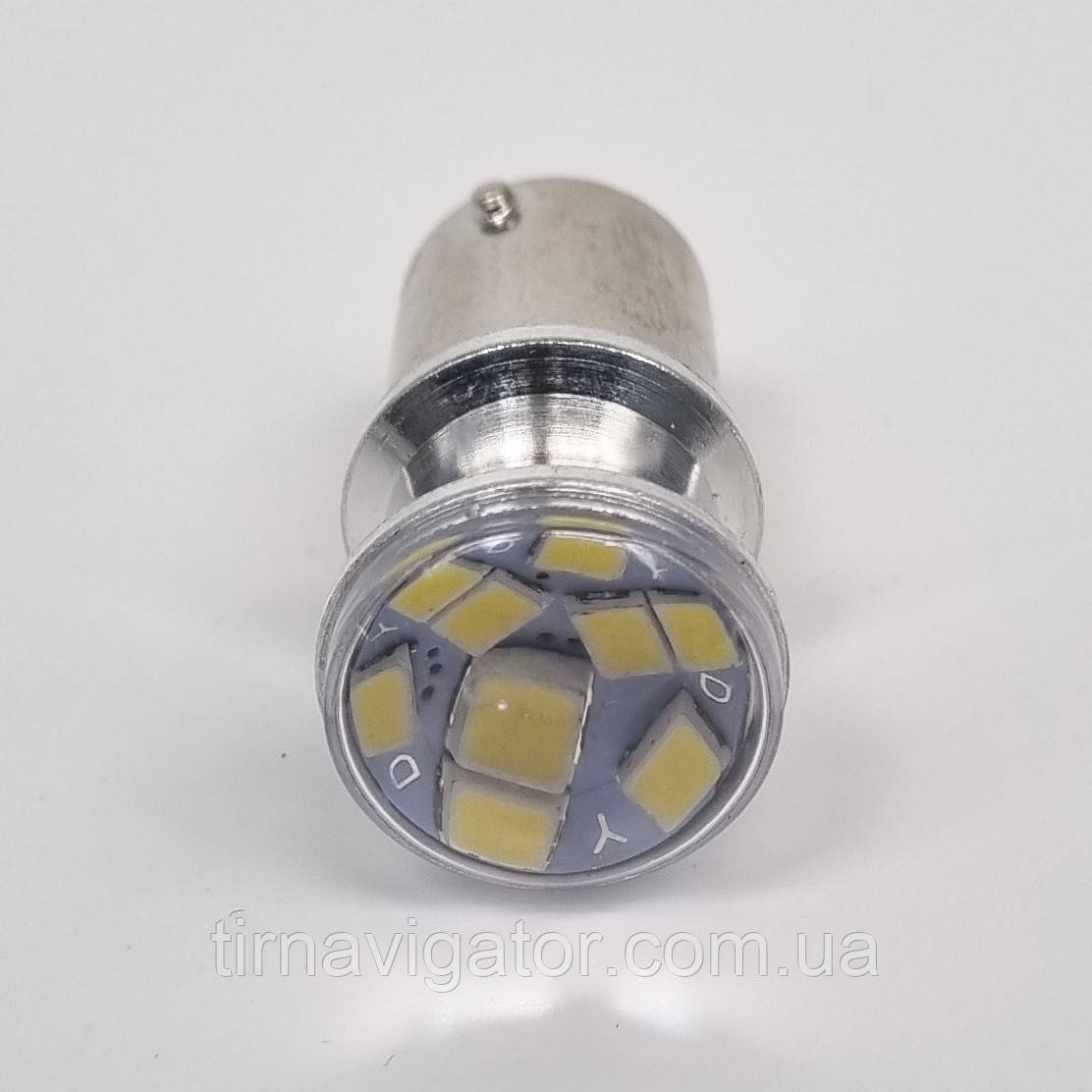 Лампочка LED FLASH 24V 9SMD (біла, стробоскоп, BA15s)
