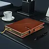 Шкіряний блокнот "Мітка" коричневий, фото 3