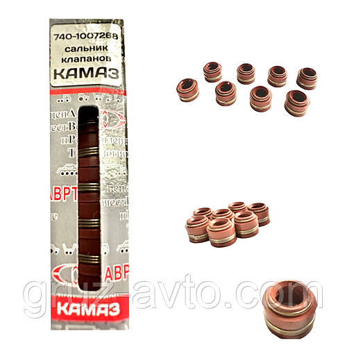 Купить Сальник клапана КАМАЗ комплект 8 шт / 740.1007268 АВРТ, цена 120 ...