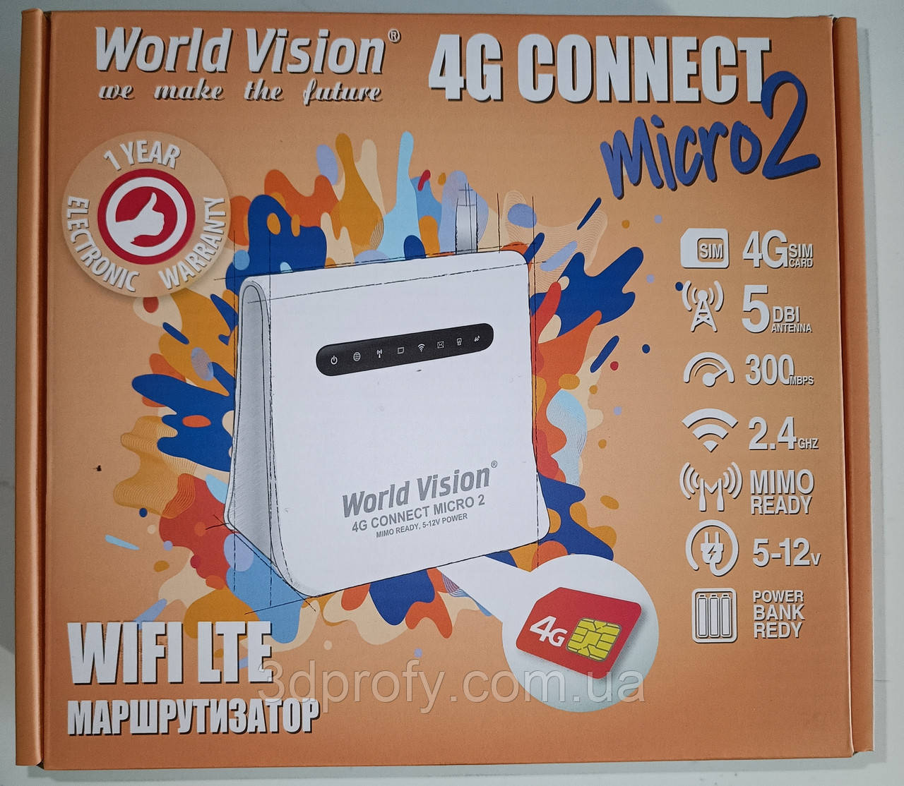 Wifi роутер модем 4g World Vision CONNECT MICRO 2 Киевстар, Vodafone, Lifecell, кабель до Powerbank в подарок! - фото 2 - id-p1610694669