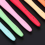 Набір гачків для в'язання 18 шт з силіконовою ручкою в'язальні кольорові гачки від 0,5 до 8 мм, фото 4