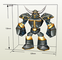 PaperKhan Конструктор из картона Golem Warcraft papercraft 3D фигура развивающий подарок статуя сувенир