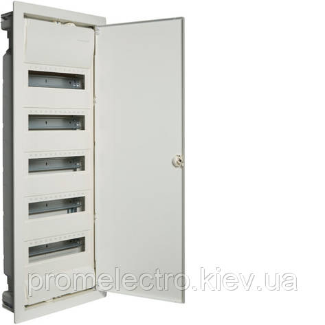 Щит на 60(70) модулів внутрішньої установки з металевої дверима HAGER VOLTA VU60UA, фото 1