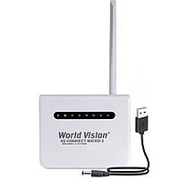 4G/3G WiFi роутер World Vision 4G CONNECT MICRO 2 (Киевстар, Vodafone, Lifecell) с кабелем для Powerbank