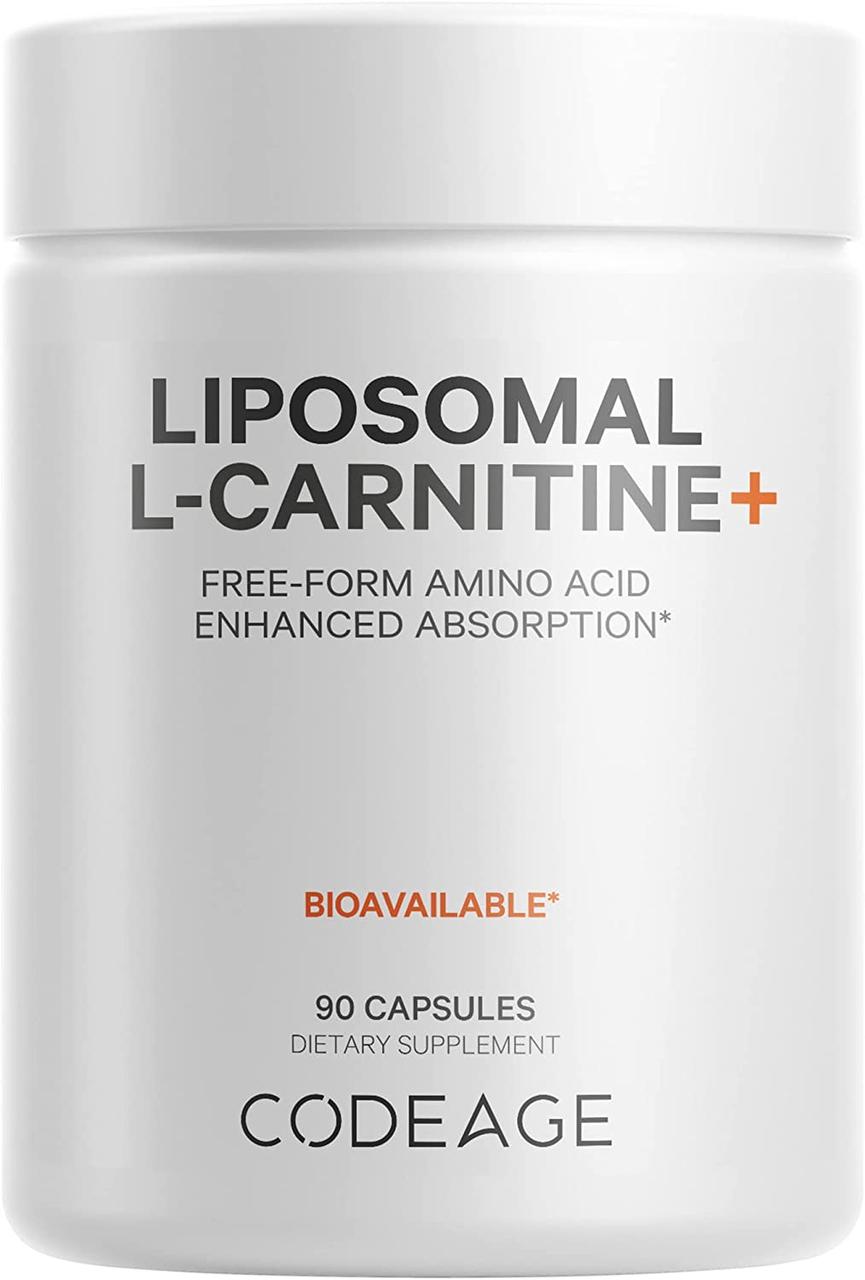 CodeAge Liposomal L-Carnitine / Ліпосомальний L-карнітин 90 капсул