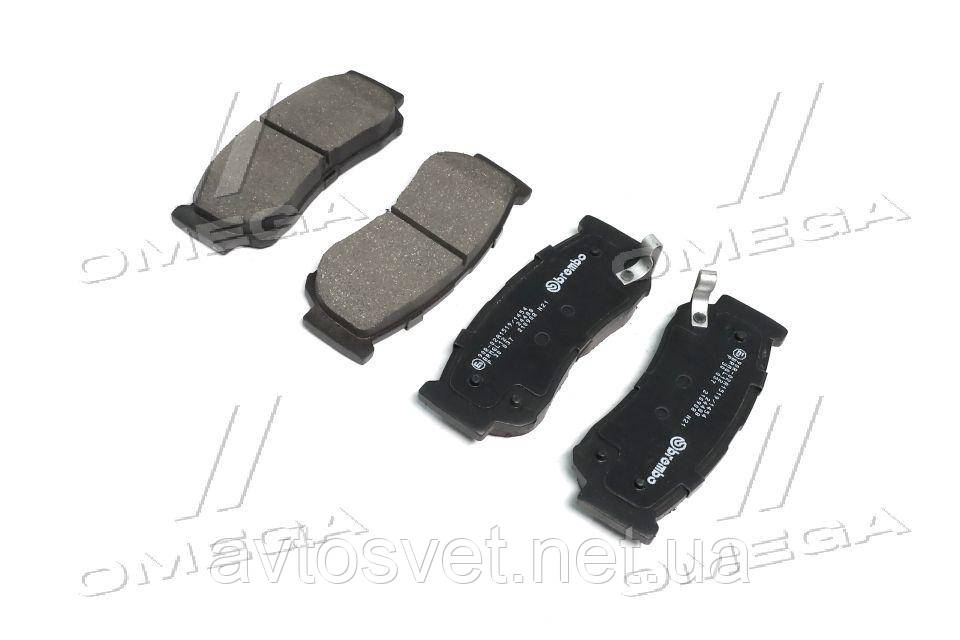 Колодка гальм. диск. HYUNDAI SANTA FE, задн. (вир-во BREMBO) P 30 037 (Kr)