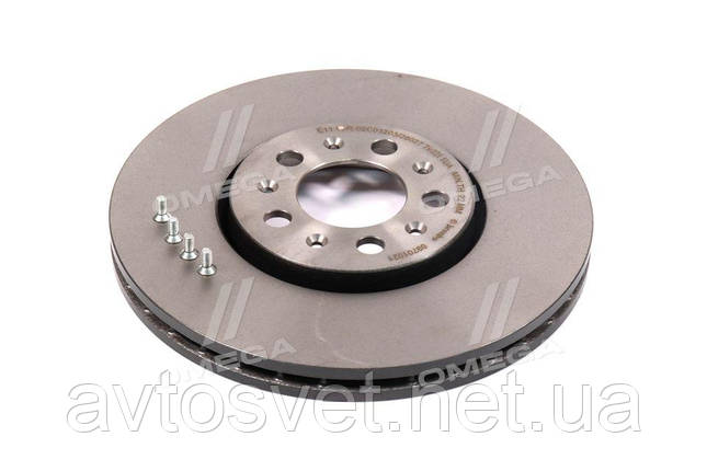Диск гальмівний AUDI A3, SEAT TOLEDO, SKODA FABIA, OCTAVIA, VW передн., вент. (вир-во BREMBO) 09.7010.21 (Kr), фото 1
