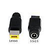 Кабель для підзаряджання HP 100W Type-C на DC5.5×2.5 і перехідник DC Lenovo, фото 2
