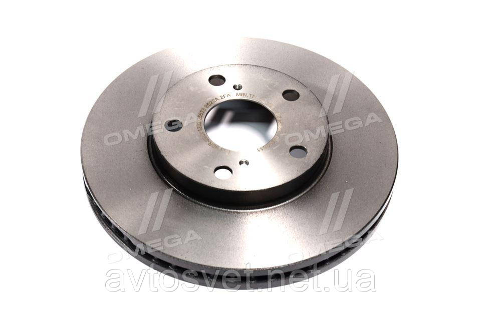 Диск гальмівний LEXUS, TOYOTA передн., вент. (вир-во BREMBO) 09.A386.11 (Kr)