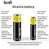 Батарейка АА 10 шт budi 1.5 V LR6 Alkaline 2300mAh, фото 3