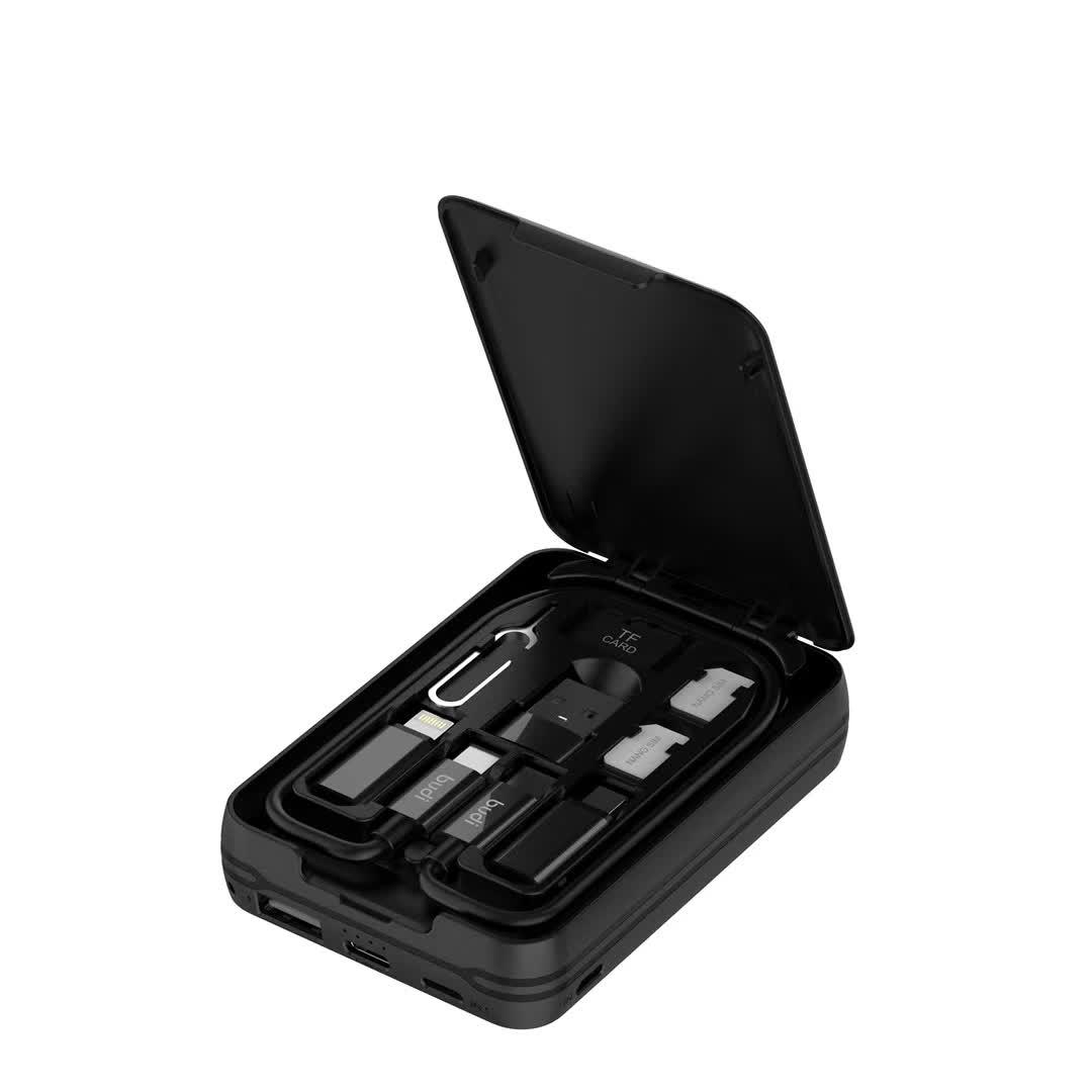 Power Bank Budi PB515PB Mlti-Functional Box 5000 mAh Чорний