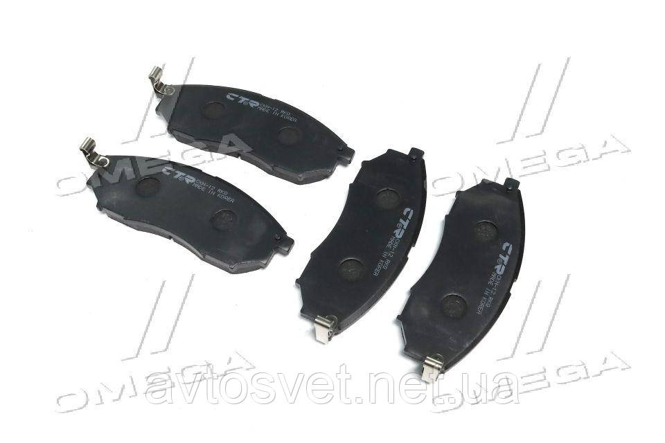 Колодки гальм NISSAN QASHQAI, RENAULT KOLEOS передн. (вир-во CTR) GK0727 (Kr)