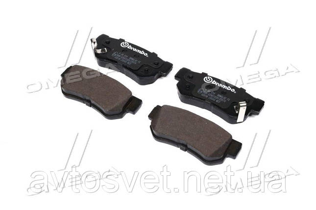 Колодка гальм. диск. HYUNDAI ELANTRA, SANTA FE, TUCSON, KIA MAGENTIS задн. (вир-во BREMBO) P 30 014 (Kr), фото 1