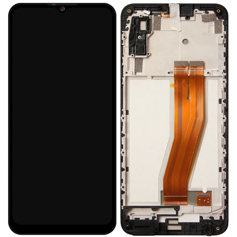 Дисплей + сенсор с передней рамкой для Cubot P60 Black