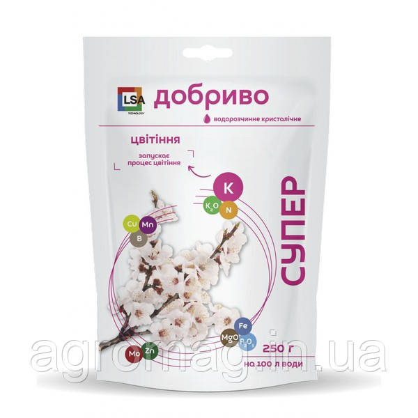 Супер Добриво Цвітіння 250г