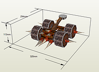 PaperKhan Конструктор картона катапульта Warcraft papercraft 3D фигура развивающий подарок статуя сувенир