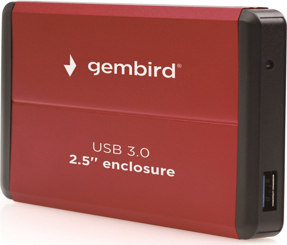 Кишеня зовнішня Gembird EE2-U3S-2-R 2.5" USB 3.0 red