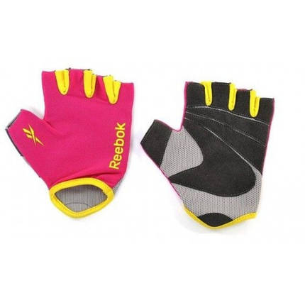 Фітнес-рукавиці Reebok RAGL-11134MG рожевий L, фото 1
