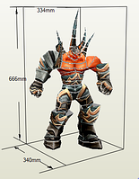 PaperKhan Конструктор из картона Felguard Warcraft papercraft 3D фигура развивающий подарок статуя сувенир