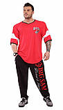 Футболка BigSam 3271 червона рукав 3/4, фото 2