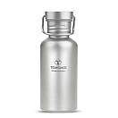 Пляшка титанова для води спортивна бутилка з титану Tomshoo Titanium 600 мл з неопреновим чохлом, фото 9