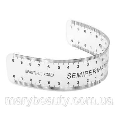 Лінійка для розмітки брів SEMIPERMANENT MAKE UP