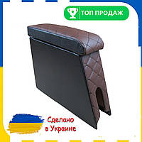 Подлокотник на ВАЗ 2102, 2104, 2107 нить бежевый тюнинг салона обвес Бокс бардачок Tuning Аксессуары Нить