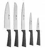 Набір ножів в блоці Gerlach Smart Granit 5 шт., фото 5