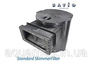 Скіммер-фільт вбудований, бортовий Savio Standard Skimmer Filter на 120 м2 для ставка, водойми, УЗВ, фото 3