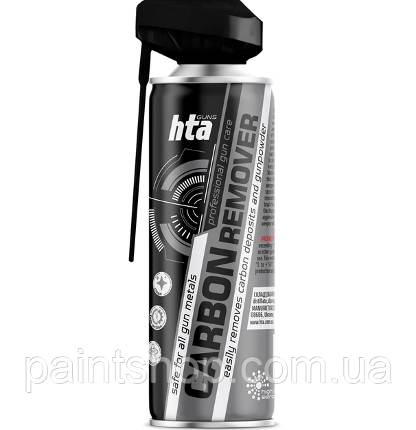 Збройовий очищувач нагару та карбонових відкладень HTA Carbon Remover 400 мл, фото 1