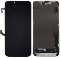 Дисплей Apple iPhone 14 Plus с тачскрином и рамкой, Оригинал Снят с телефона Black