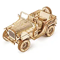 Деревянный конструктор Robotime - Армейский джип / Army Field Car, ROKR MC701