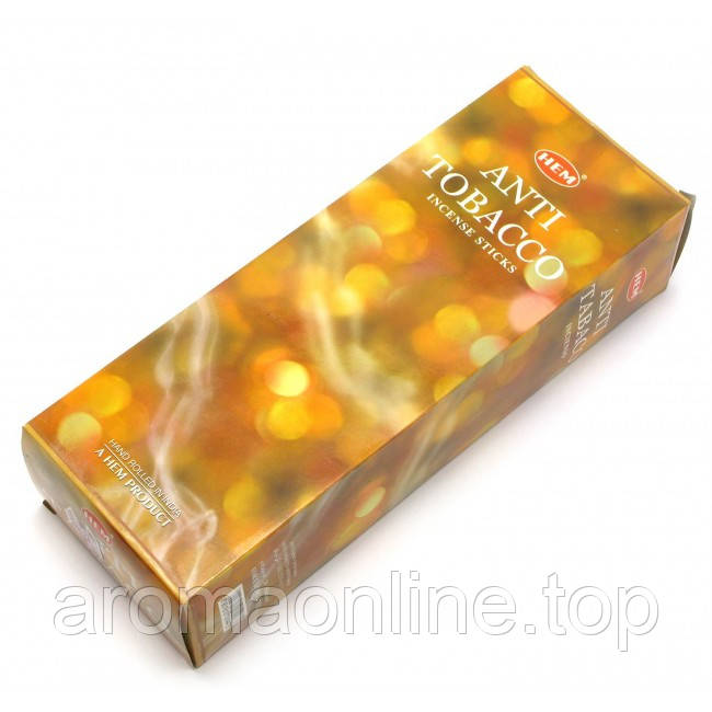 Пахощі, аромапалочки Anti Tobacco, Антитютюн, Hem, фото 1
