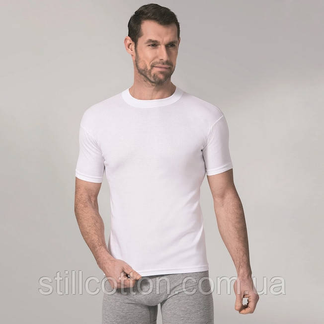 Купить Мужская белая футболка Namaldi рибана 100% хлопок Турция по ...