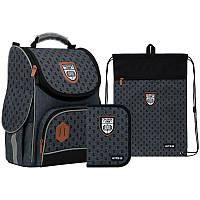 Школьный набор рюкзак + пенал + сумка Kite College Line boy K22-501S-5 954 г 35х25х13 см серый