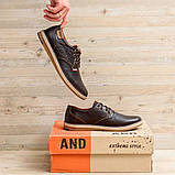 Коричневі чоловічі шкіряні, фото 3