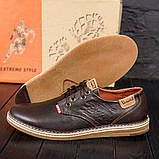 Коричневі чоловічі шкіряні, фото 4