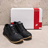 Чорні чоловічі шкіряні кросівки, фото 6