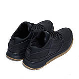 Чорні чоловічі шкіряні кросівки, фото 9