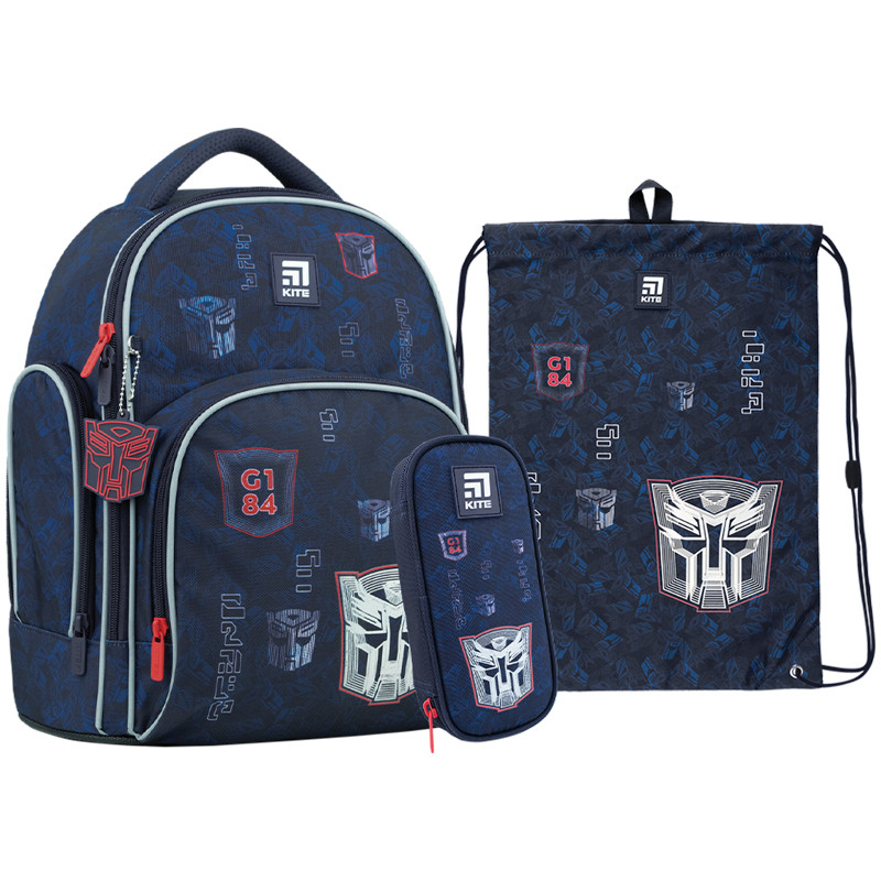 Шкільний набір Kite Transformers TF22-706S (рюкзак, пенал, сумка)