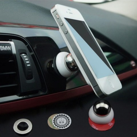Магнітний тримач для телефону в машину / Магнитный держатель для телефона в машину - фото 1 - id-p1820235309