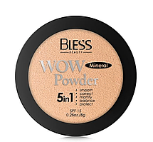 Компактна пудра для обличчя Bless Beauty WOW Powder SPF 15