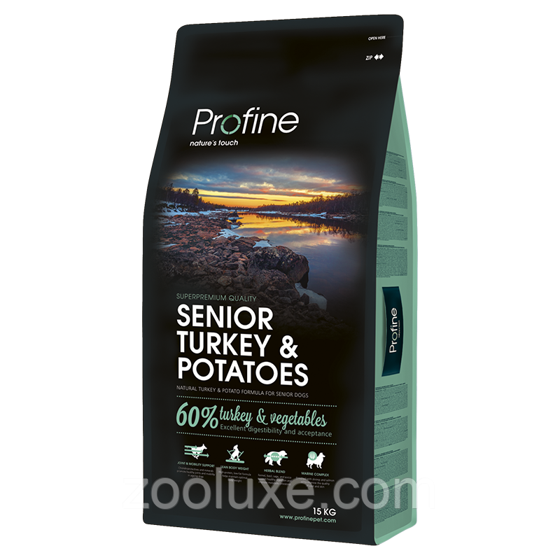 Profine Senior Turkey & Potatoes 15 кг / Профійн Сеньйор Індичка та Картопля 15 кг — корм для собак