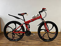 Складний велосипед на литих дисках Galant Bike 26 колеса 17 рама Червоний
